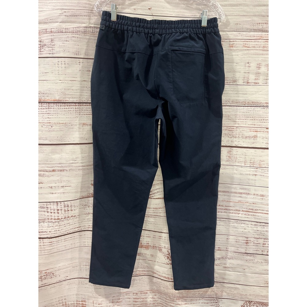 Lululemon Lab Jogger Pants Navy Blue Elastic Waist Utility Pockets Mens Medium - Picture 2 of 5